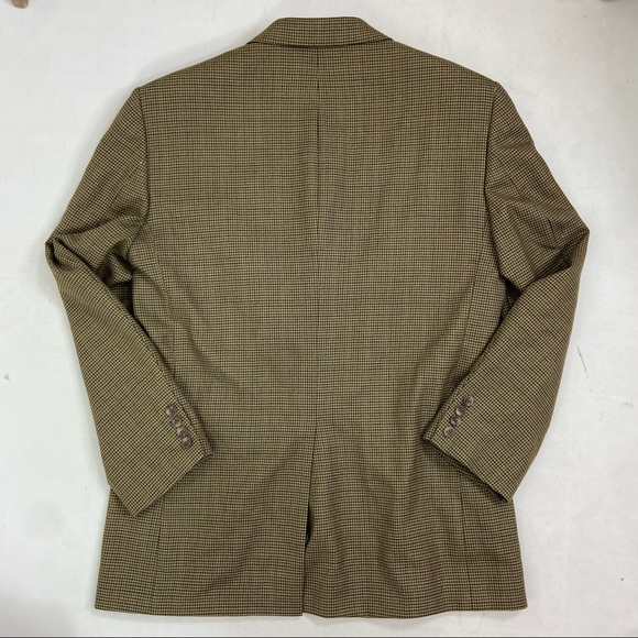 Oscar de la renta multicolored houndstooth blazer. Size 42L - Picture 6 of 10